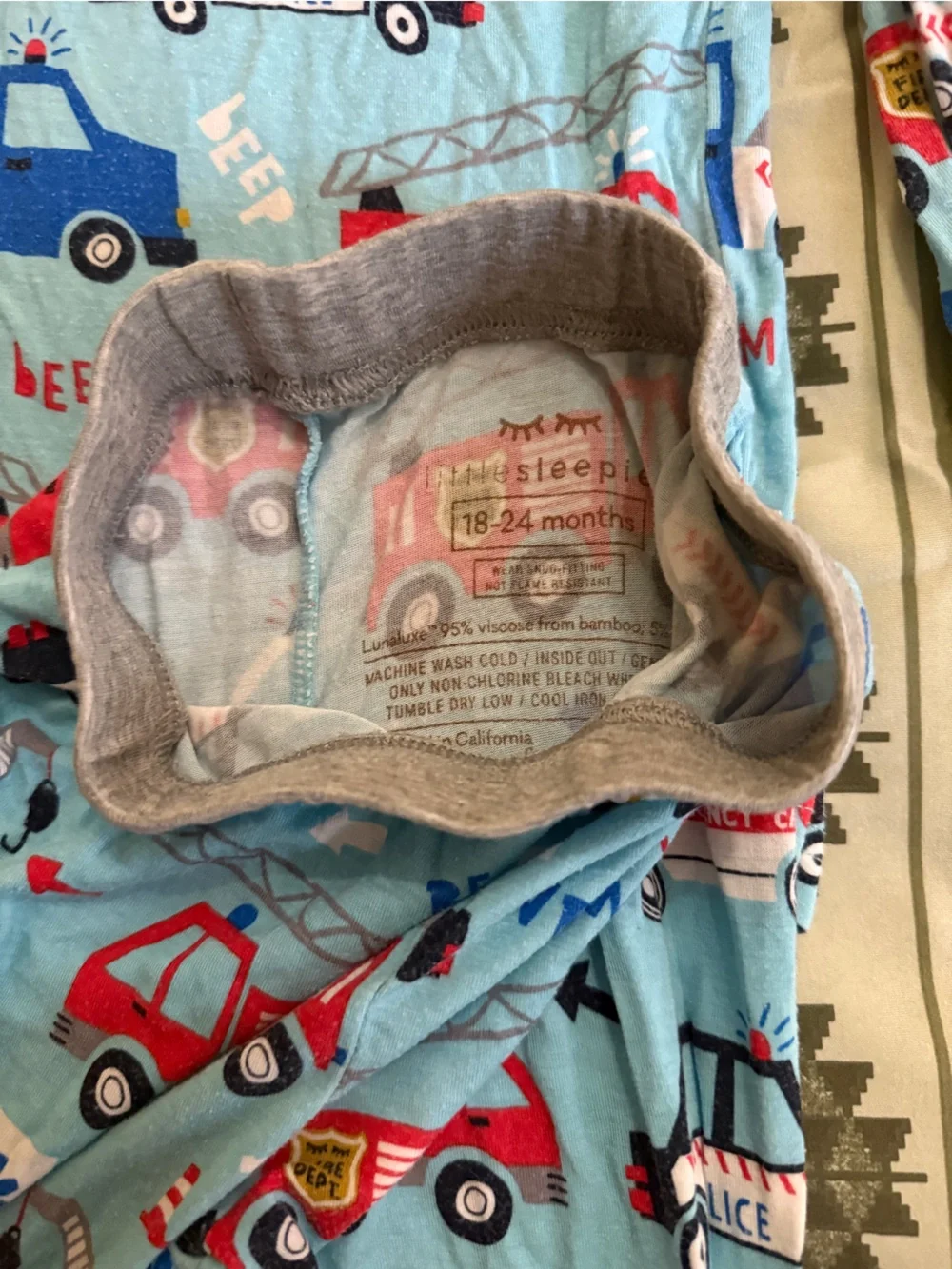 Little Sleepies To The Rescue Pajamas 18-24M